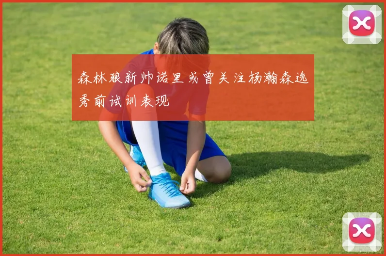 森林狼新帅诺里或曾关注杨瀚森选秀前试训表现